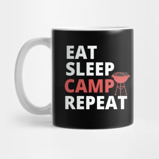 Eat Sleep Camp Repeat Mug